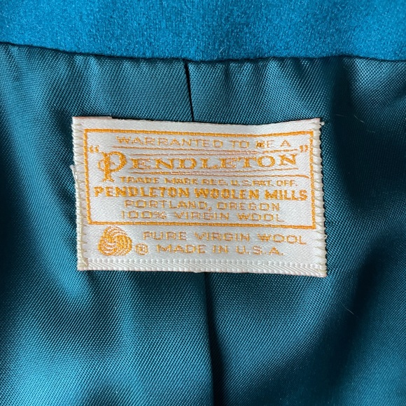 Vintage teal Pendleton suit in stellar condition - Picture 10 of 10